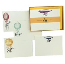 Load image into Gallery viewer, Wholesale Safari High Life Notecard Set - Mustard and Gray Trade Homeware and Gifts - Made in Britain
