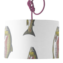 Load image into Gallery viewer, Wholesale Severn Salmon Lamp Shade - Mustard and Gray Trade Homeware and Gifts - Made in Britain