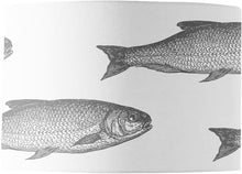 Load image into Gallery viewer, Wholesale Ticklerton Lamp Shade - Mustard and Gray Trade Homeware and Gifts - Made in Britain