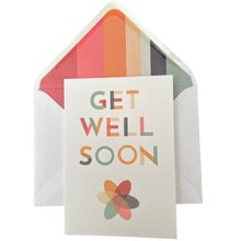 Load image into Gallery viewer, Wholesale Toco Get Well Soon Greetings Card - Mustard and Gray Trade Homeware and Gifts - Made in Britain