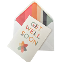 Load image into Gallery viewer, Wholesale Toco Get Well Soon Greetings Card - Mustard and Gray Trade Homeware and Gifts - Made in Britain