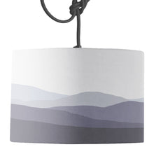 Load image into Gallery viewer, Wholesale Welsh Hills Lamp Shade - Mustard and Gray Trade Homeware and Gifts - Made in Britain