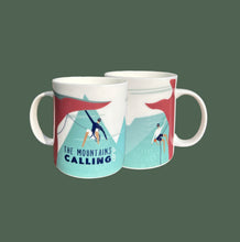 Load image into Gallery viewer, The Mountains are Calling Rock Climbing 425ml Mug
