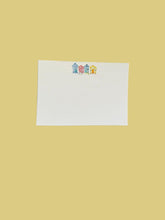 Load image into Gallery viewer, Beach Hut Notecard Set with Laid Envelopes
