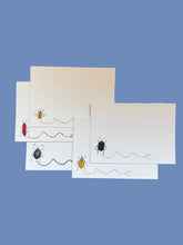 Load image into Gallery viewer, Buggy Scribble Notecard Set with Laid Envelopes
