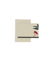 Load image into Gallery viewer, Darwin&#39;s Menagerie &quot;Foraging Flamingo&quot; Notecard Set with Laid Envelopes
