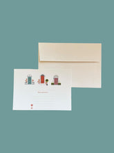 Load image into Gallery viewer, Three Doors Down Change of Address Card Set with Laid Envelopes
