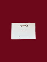 Load image into Gallery viewer, Vintage Key Change of Address Card Set with Laid Envelopes

