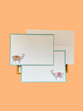 Load image into Gallery viewer, Dapper Alpaca Notecard Set with Laid Envelopes
