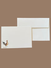Load image into Gallery viewer, A Very Game Bird Notecard Set with Laid Envelopes
