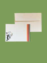 Load image into Gallery viewer, Horse Stripe Notecard Set with Laid Envelopes
