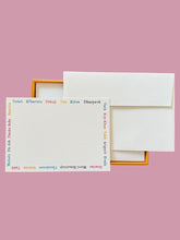 Load image into Gallery viewer, Languages Thank You Notecard Set with Lined Envelopes
