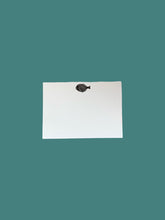 Load image into Gallery viewer, Lino Fish with Laid  Envelopes
