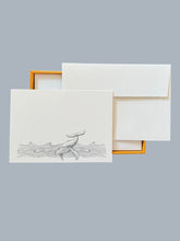 Load image into Gallery viewer, Night Whale Notecard Set with Laid Envelopes
