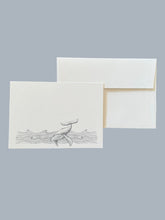 Load image into Gallery viewer, Night Whale Notecard Set with Laid Envelopes
