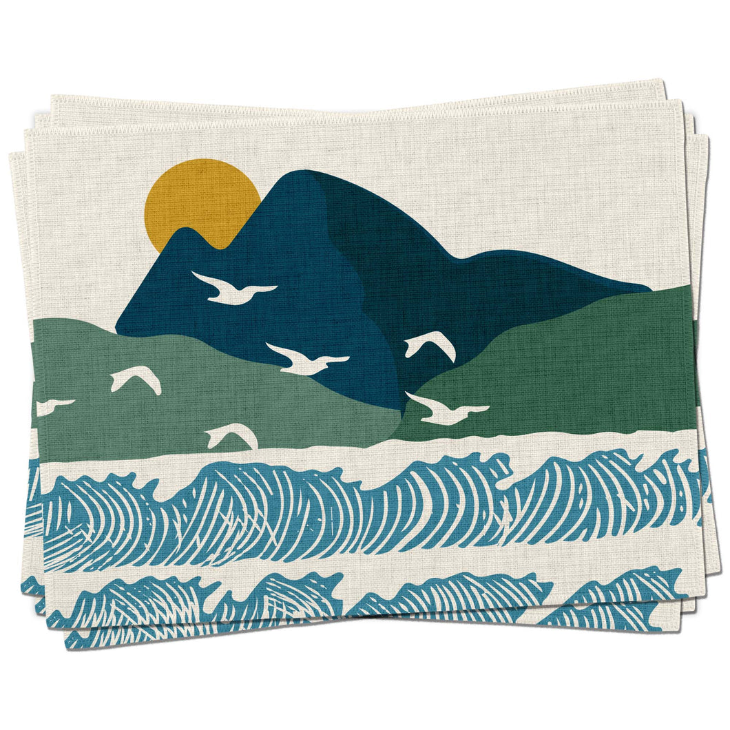 Over the Bay Placemats (Set of Four)