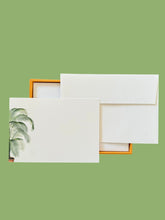 Load image into Gallery viewer, Potted Palm Notecard Set with Laid Envelopes

