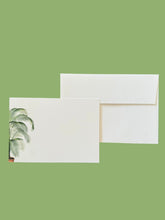 Load image into Gallery viewer, Potted Palm Notecard Set with Laid Envelopes
