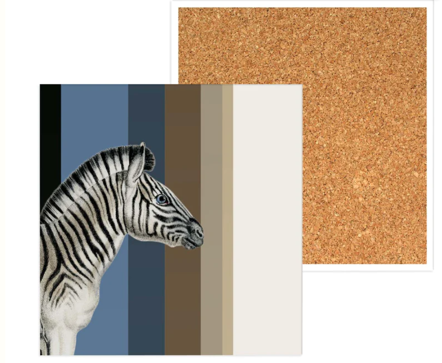 Zebra Stripe Ceramic Coasters