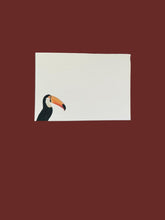 Load image into Gallery viewer, Toco Toucan Notecard Set with Laid Envelopes
