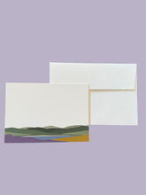 Load image into Gallery viewer, Welsh Hills Heather &amp; Gorse Notecard Set with Laid Envelopes
