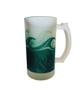 Load image into Gallery viewer, Deep Blue Sea Frosted Beer Stein

