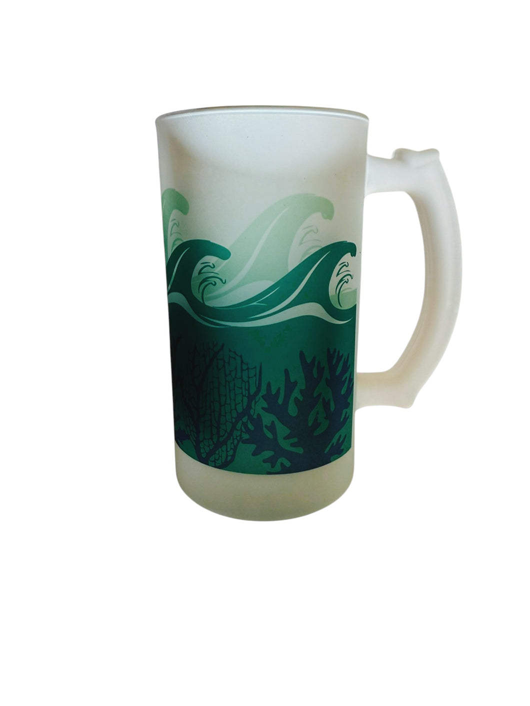 Deep Blue Sea Frosted Beer Stein