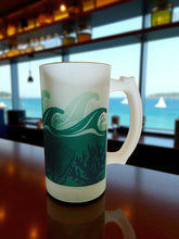 Load image into Gallery viewer, Deep Blue Sea Frosted Beer Stein
