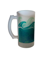 Load image into Gallery viewer, Deep Blue Sea Frosted Beer Stein

