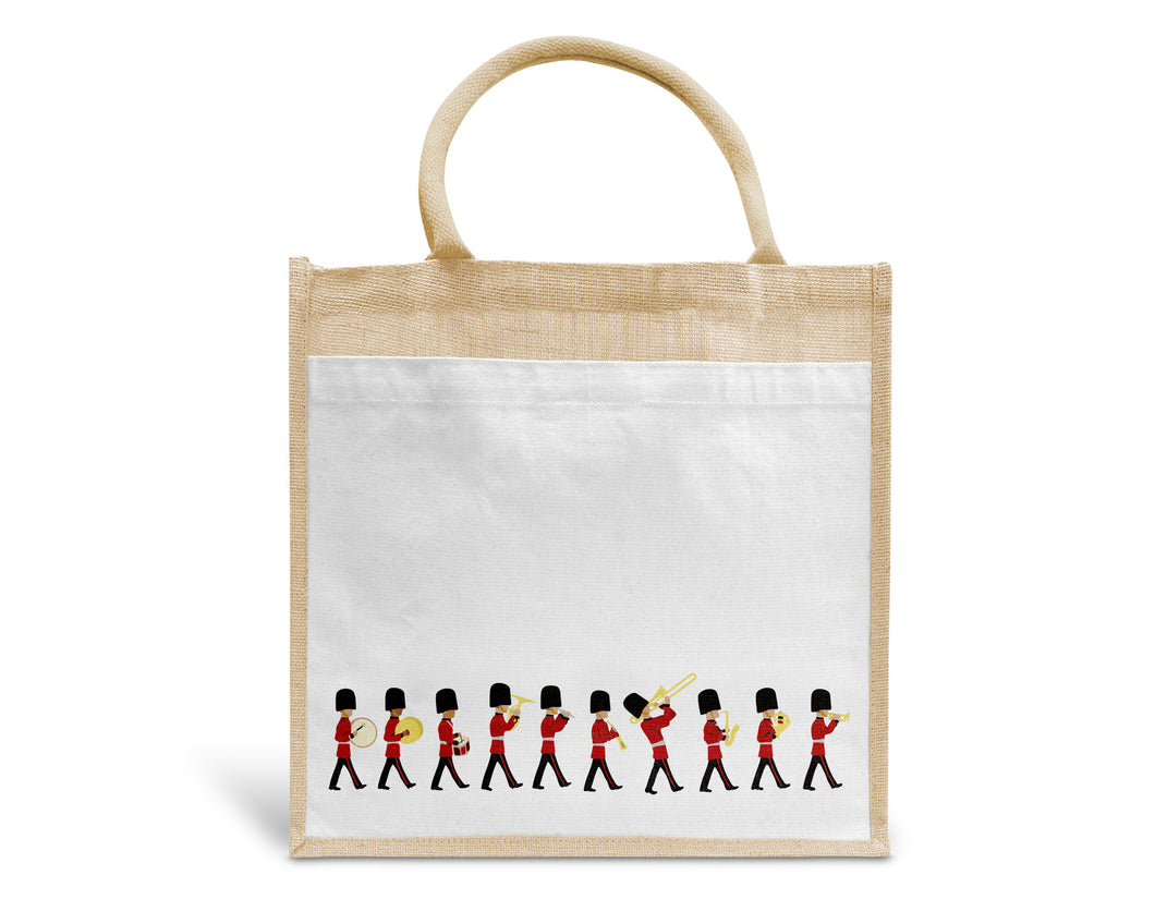 Changing of the Guard Jute Bag