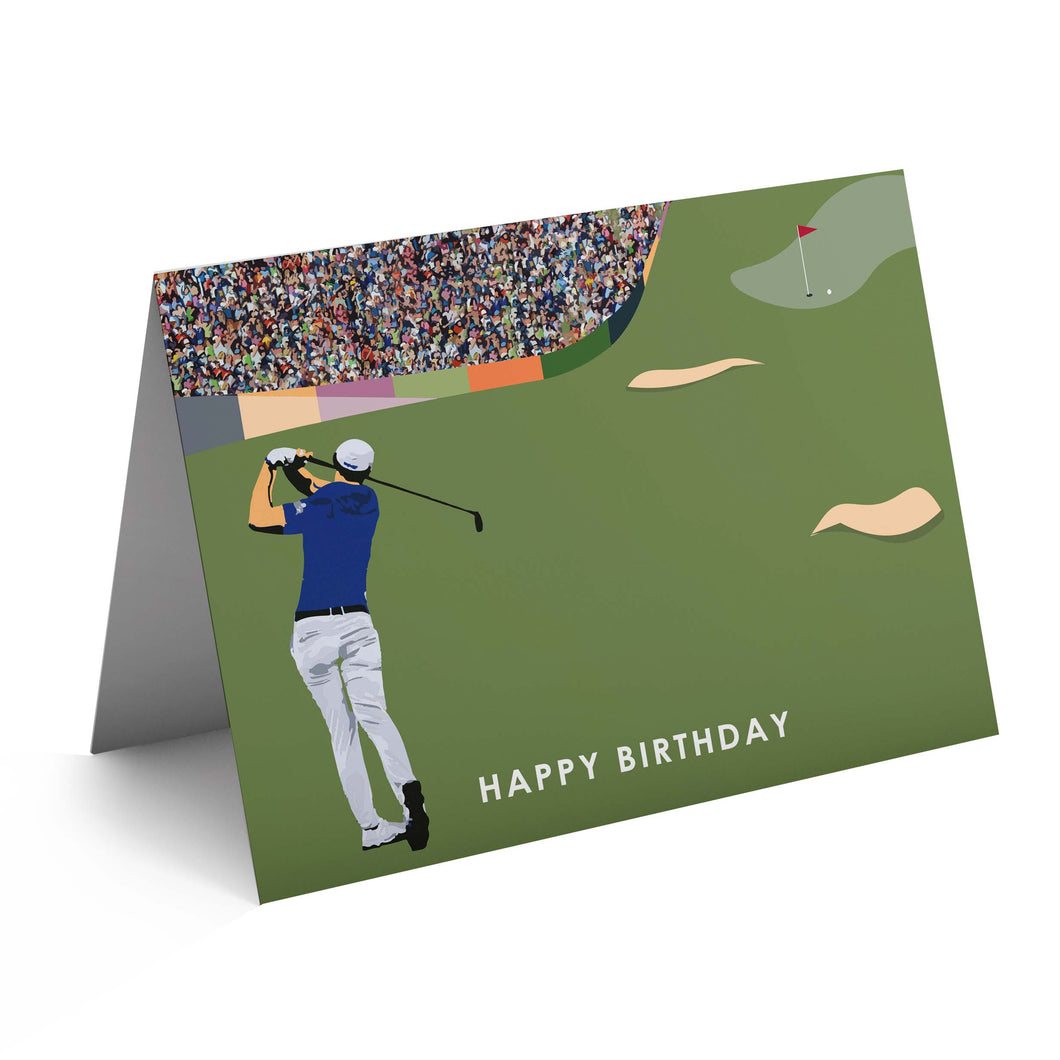 Golf 'The Fairway' Birthday Card