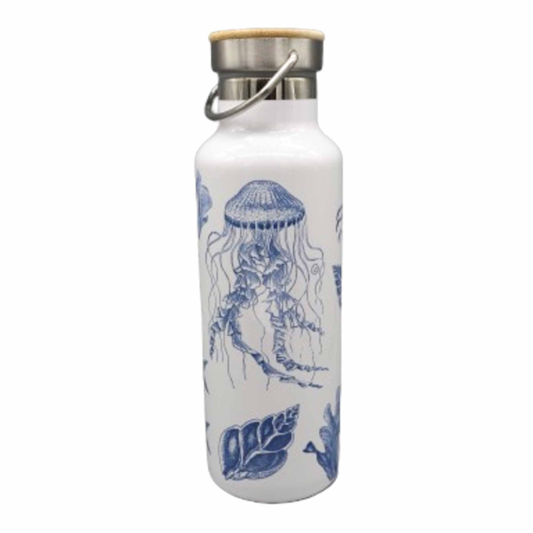 Wholesale Antiquarian Sea Life Chilli Bowling Bottle - Mustard and Gray Trade Homeware and Gifts - Made in Britain