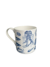 Load image into Gallery viewer, Wholesale Antiquarian Sea Life Mug Set (Six 350ml Mugs) - Mustard and Gray Trade Homeware and Gifts - Made in Britain
