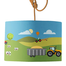 Load image into Gallery viewer, Wholesale Bramble Hill Farm Lamp Shade - Mustard and Gray Trade Homeware and Gifts - Made in Britain
