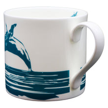 Load image into Gallery viewer, Wholesale Breaching Whale 400ml Mug - Mustard and Gray Trade Homeware and Gifts - Made in Britain

