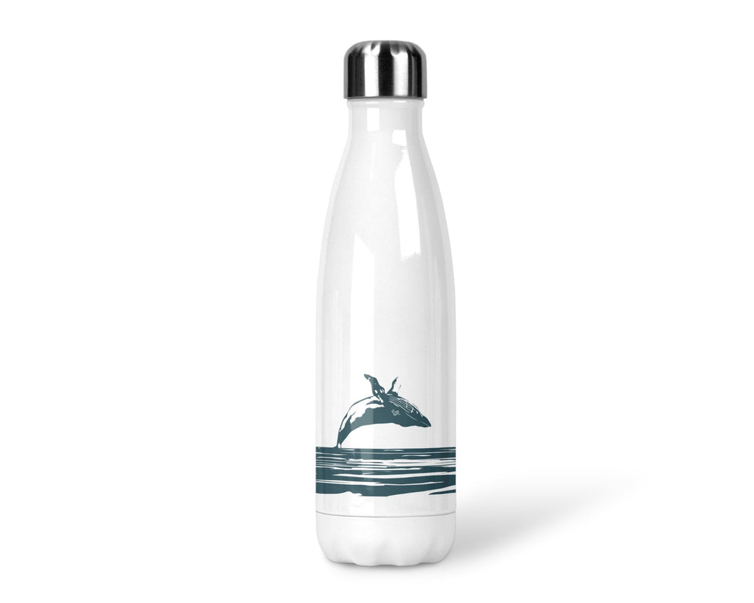 Wholesale Breaching Whale Chilli Bowling Bottle - Mustard and Gray Trade Homeware and Gifts - Made in Britain