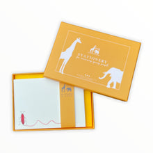 Load image into Gallery viewer, Wholesale Buggy Scribble Notecard Set - Mustard and Gray Trade Homeware and Gifts - Made in Britain

