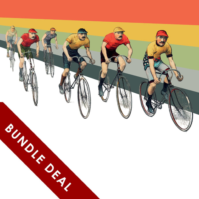 Wholesale Cameron Cycling BUNDLE DEAL - Mustard and Gray Trade Homeware and Gifts - Made in Britain
