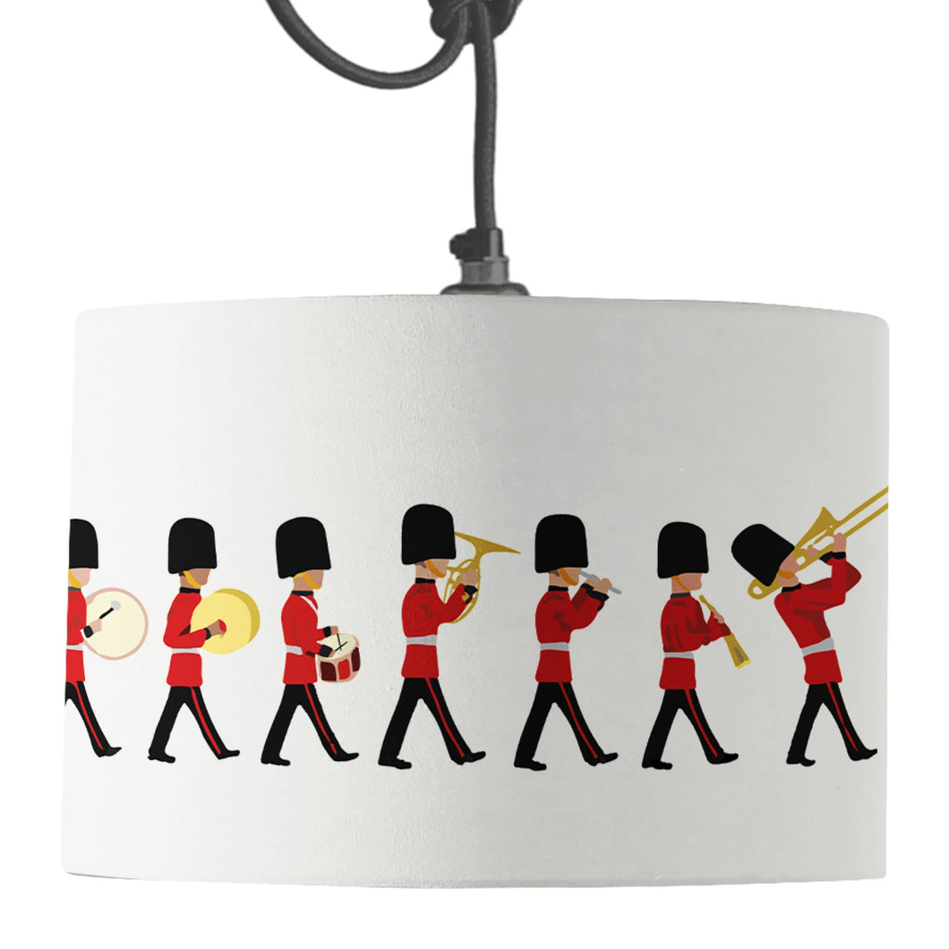 Wholesale Changing of the Guard Lamp Shade - Mustard and Gray Trade Homeware and Gifts - Made in Britain