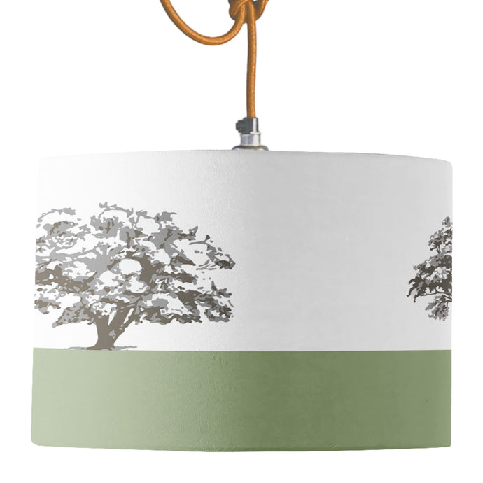 Wholesale Condover Headlands Meadow Lamp Shade - Mustard and Gray Trade Homeware and Gifts - Made in Britain