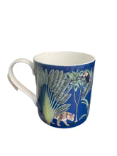 Load image into Gallery viewer, Wholesale Darwin&#39;s Menagerie Mug Set (Four 350ml Mugs - Blue and Red) - Mustard and Gray Trade Homeware and Gifts - Made in Britain
