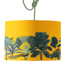 Load image into Gallery viewer, Wholesale Darwin&#39;s Menagerie Yellow Lamp Shade - Mustard and Gray Trade Homeware and Gifts - Made in Britain
