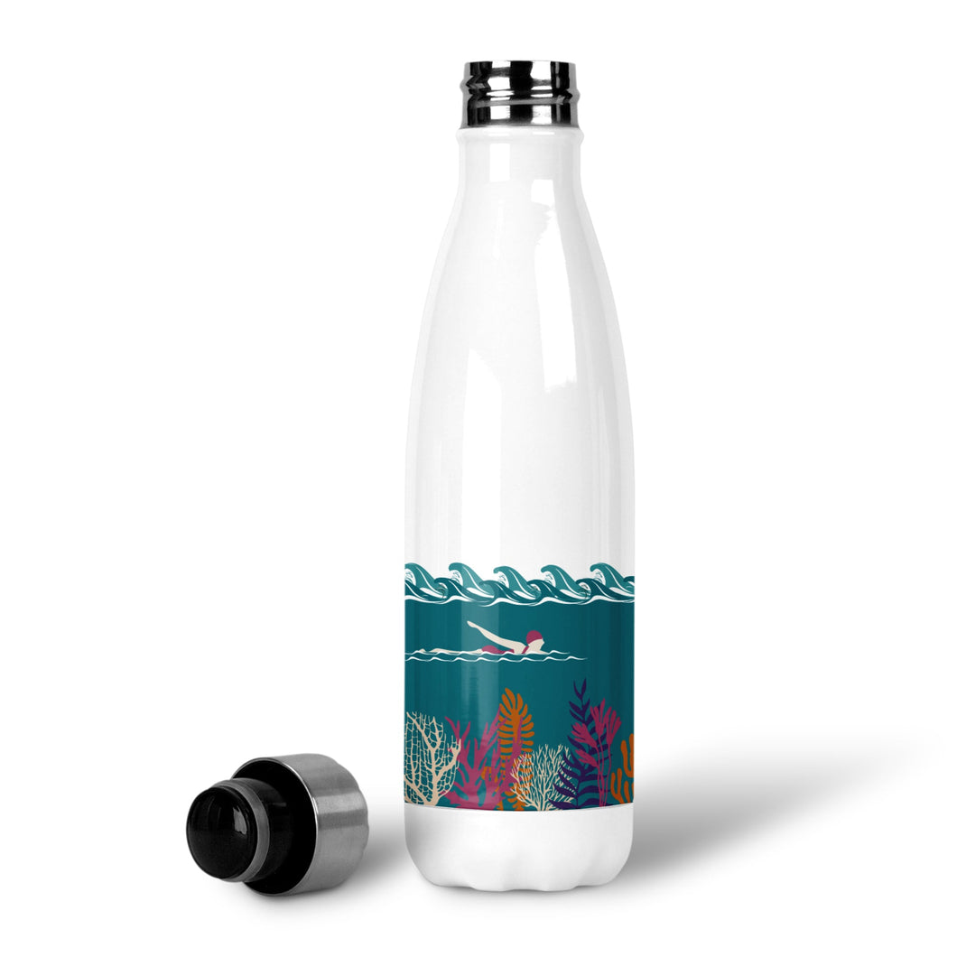 Wholesale Deep Blue Sea Wild Swimming Chilli Bowling Bottle - Mustard and Gray Trade Homeware and Gifts - Made in Britain
