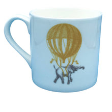Load image into Gallery viewer, Wholesale High Life Elephant 350ml Mug - Mustard and Gray Trade Homeware and Gifts - Made in Britain
