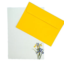 Load image into Gallery viewer, Wholesale Iris Writing Paper Compendium - Mustard and Gray Trade Homeware and Gifts - Made in Britain
