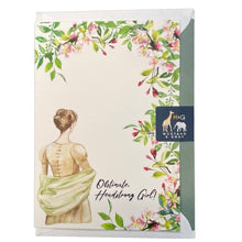 Load image into Gallery viewer, Wholesale Jane Auten &quot;Obstinate Headstrong Girl!&quot; Greetings Card - Mustard and Gray Trade Homeware and Gifts - Made in Britain
