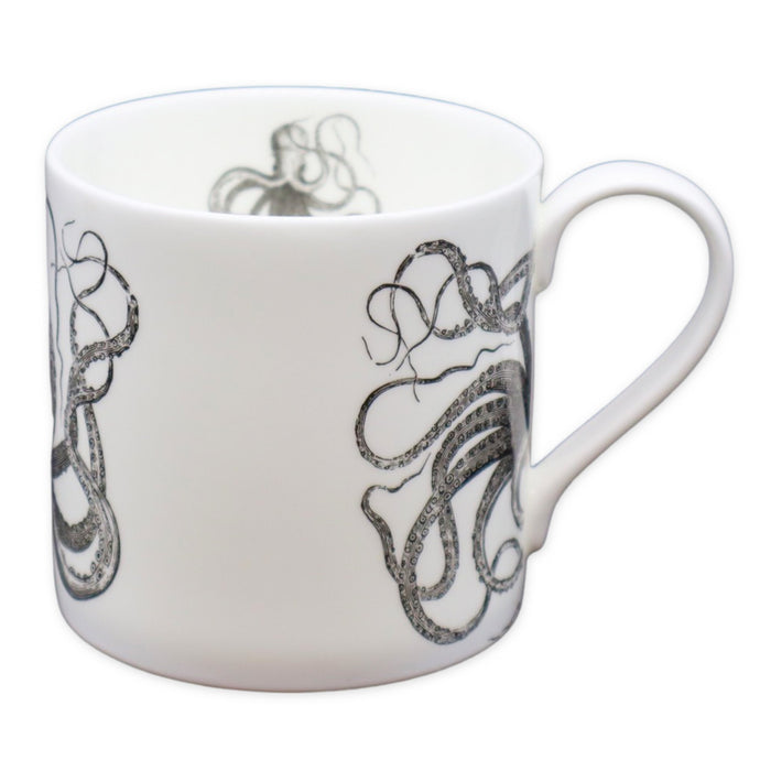 Wholesale Kraken Can Can 400ml Mug - Mustard and Gray Trade Homeware and Gifts - Made in Britain
