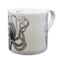 Load image into Gallery viewer, Wholesale Kraken Can Can 400ml Mug - Mustard and Gray Trade Homeware and Gifts - Made in Britain
