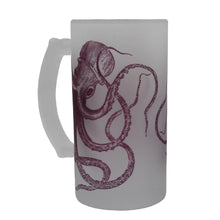 Load image into Gallery viewer, Wholesale Kraken Frosted Beer Stein - Mustard and Gray Trade Homeware and Gifts - Made in Britain
