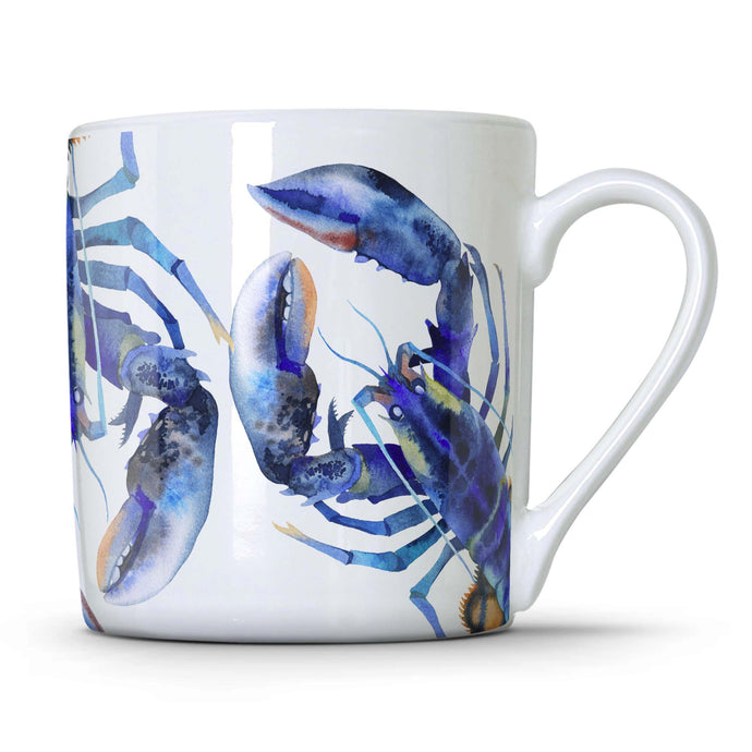 Wholesale Lobster 350ml Mug - Mustard and Gray Trade Homeware and Gifts - Made in Britain